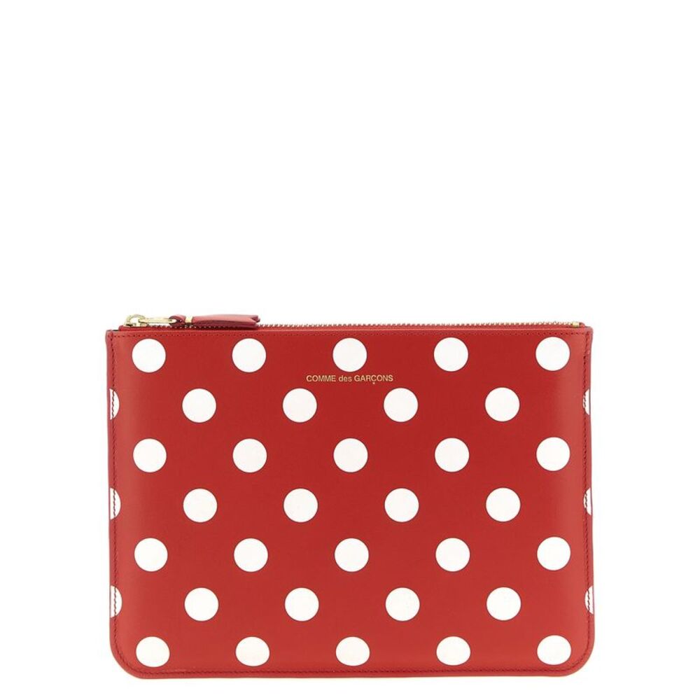 Comme Des Garçons Wallet Men 'Polka Dots Printed' Wallet